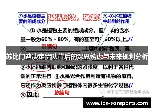 苏比门迪决定留队背后的深思熟虑与未来规划分析